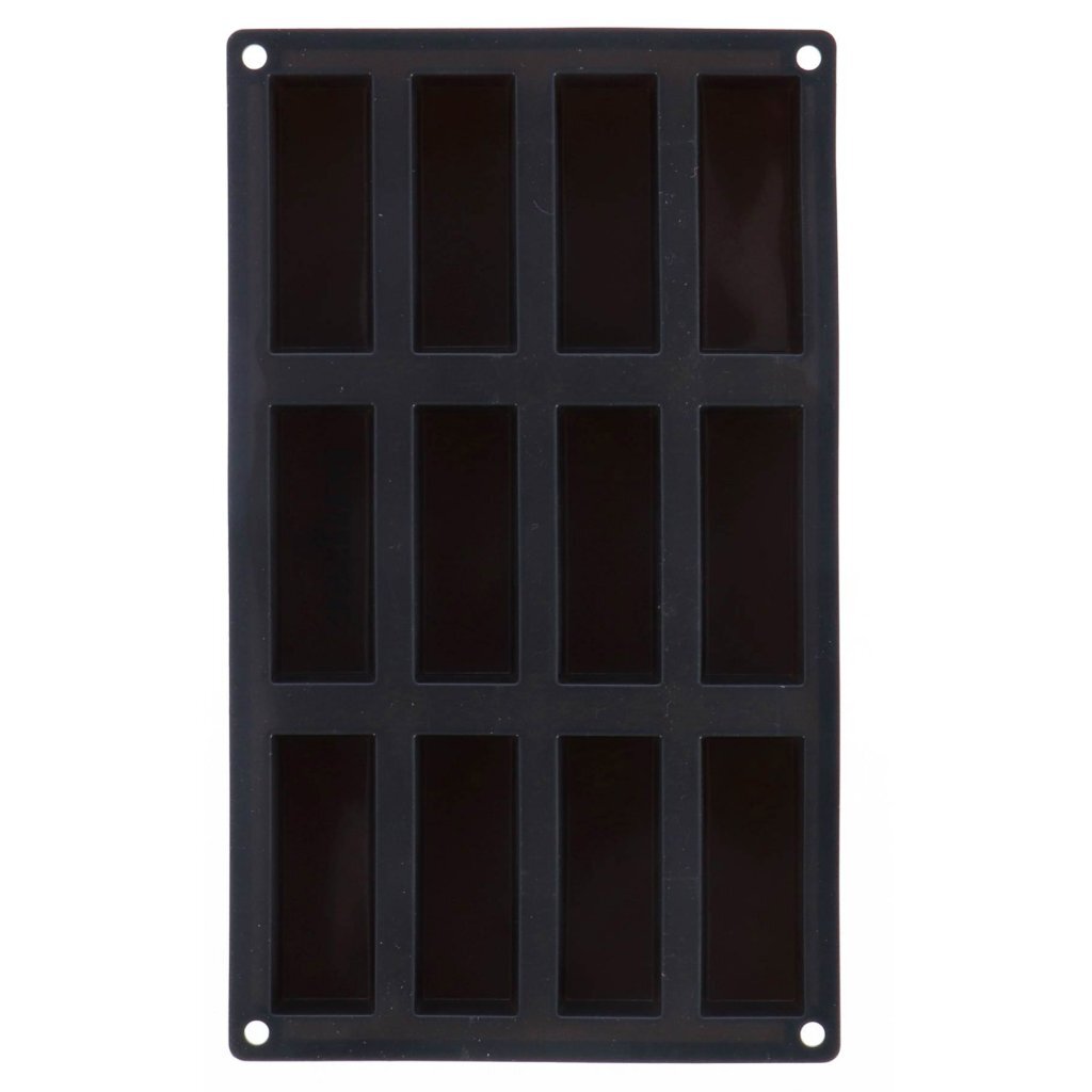Patisse Mini Cake Pan 12 Compartments 29x17 cm Black/Silicone