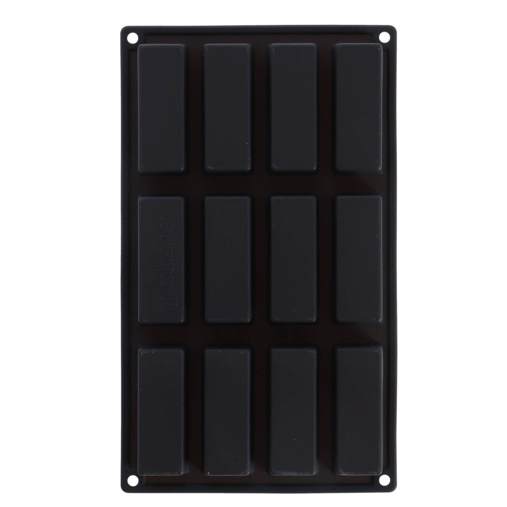 Patisse Mini Cake Pan 12 Compartments 29x17 cm Black/Silicone