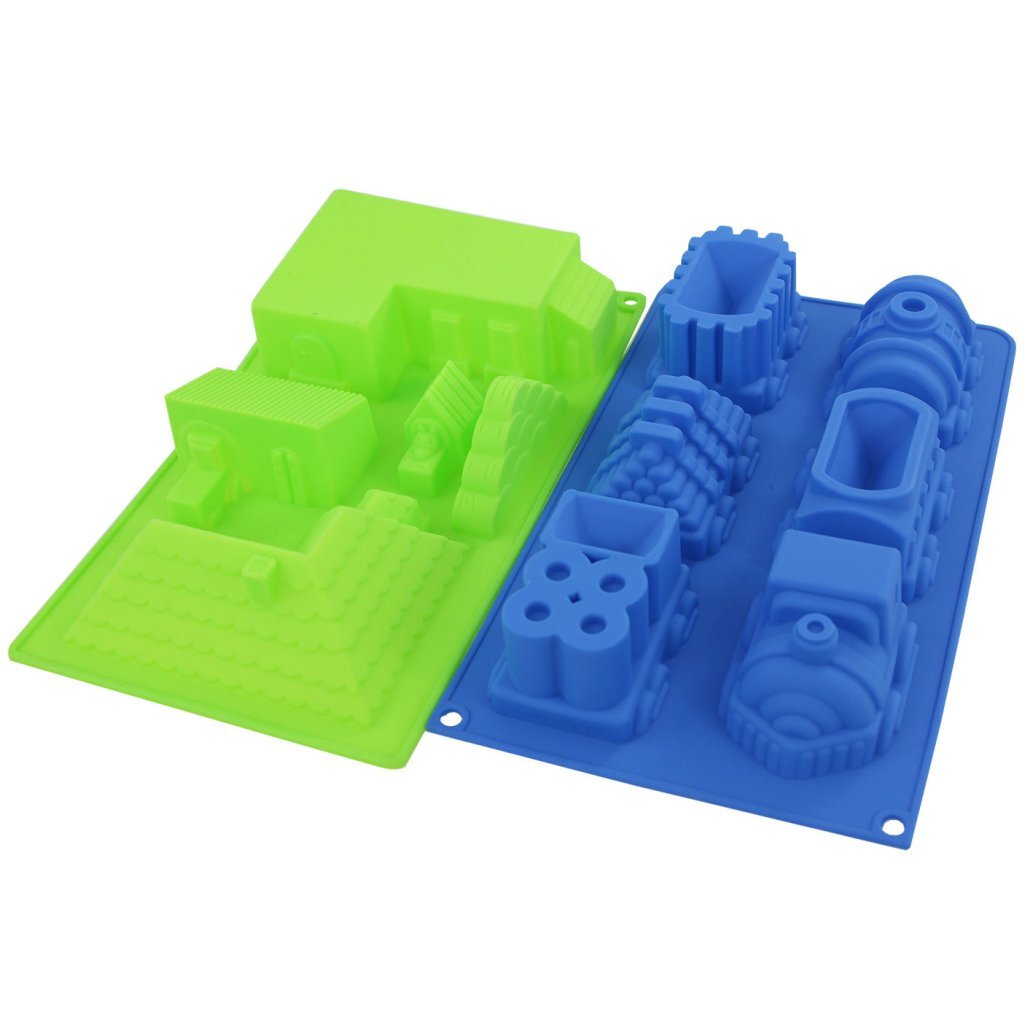 Silicone Baking Mold Train/House 17x5x30 cm