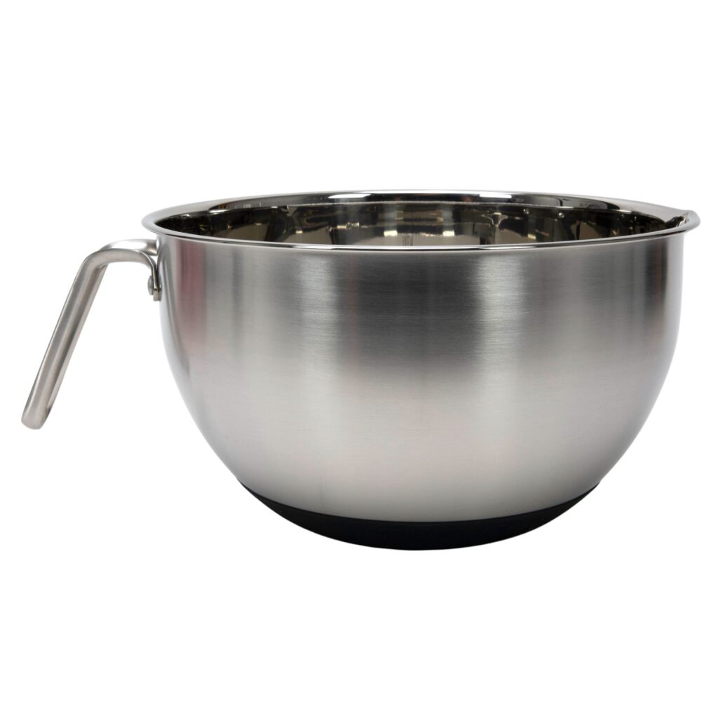 Stainless Steel Mixing Bowl with Handle 24 cm
