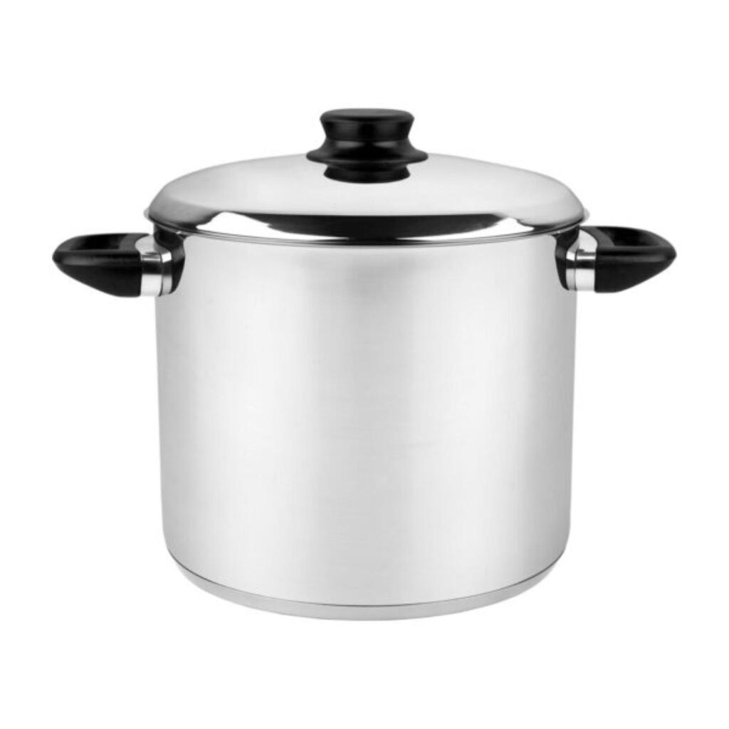 Soup Pot 8 L Stainless Steel/Black
