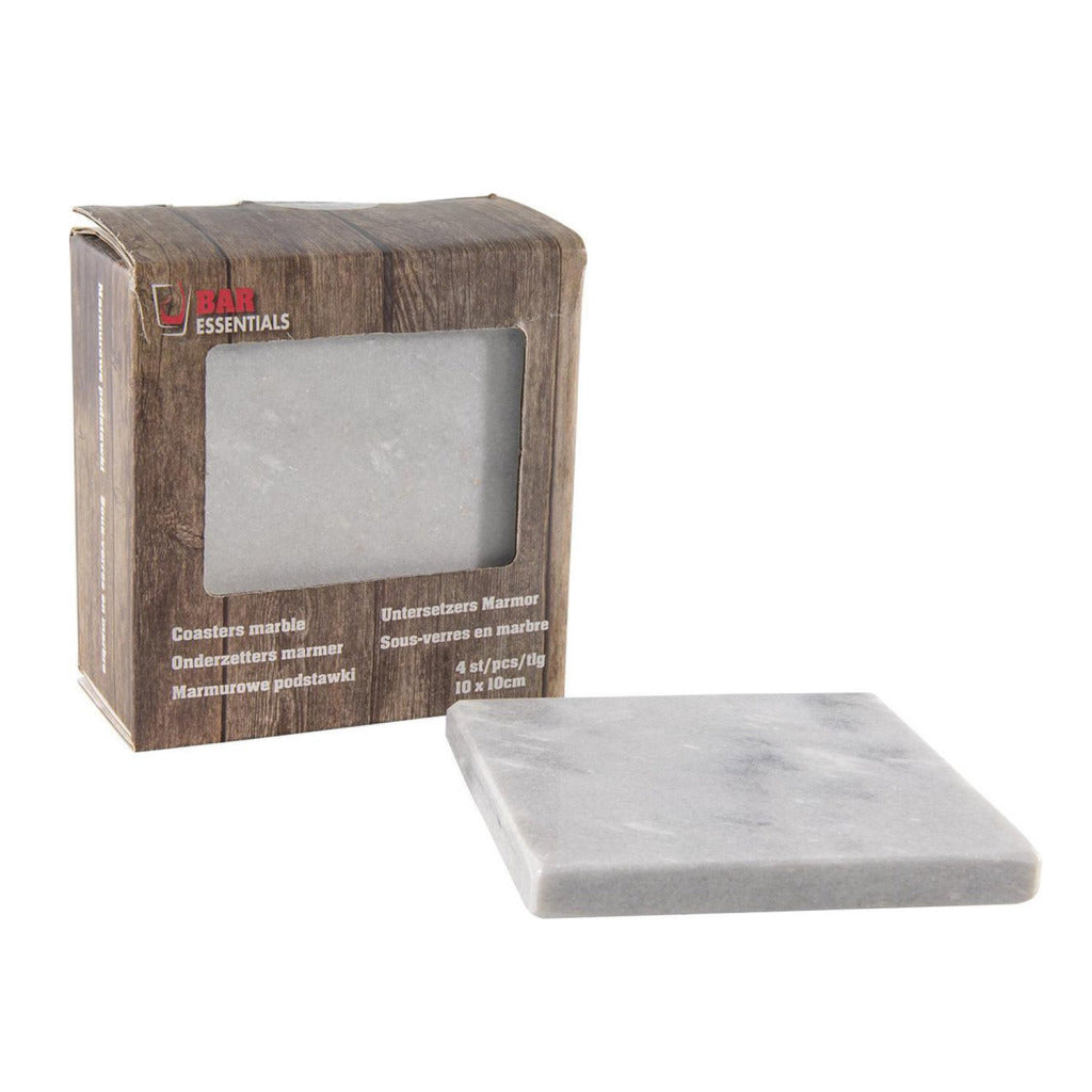 Marble Coasters 10x10cm Set of 4