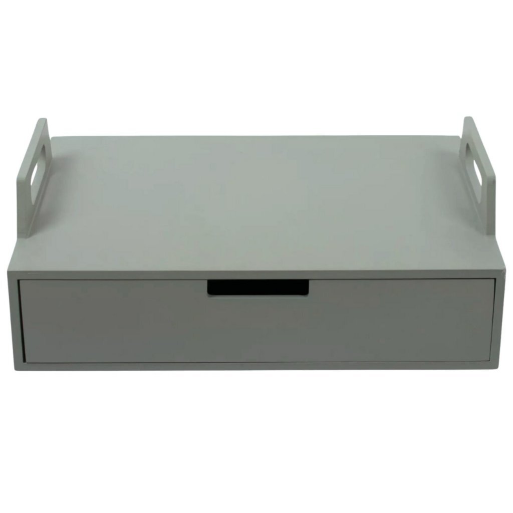Gusta Wooden Laptop Table 41x30x14.5 cm Green-grey