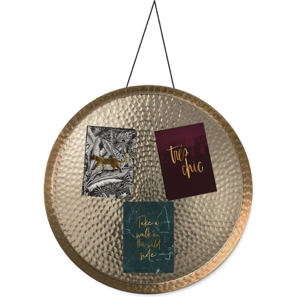 Gusta Wall Decoration Bowl Gold/Aluminum 38 cm