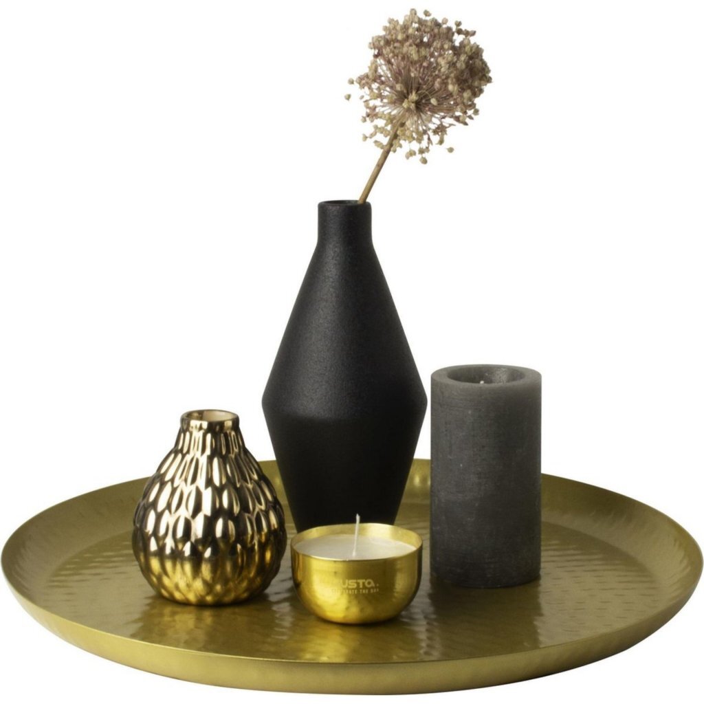 Gusta Wall Decoration Bowl Gold/Aluminum 38 cm
