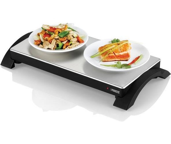Princess 312295 Kabellose Warmhalteplatte - 1000 W - 220 - 240 V - black - 1,5 m - 8 min - 60 min (01.312295.01.004) afbeelding 1