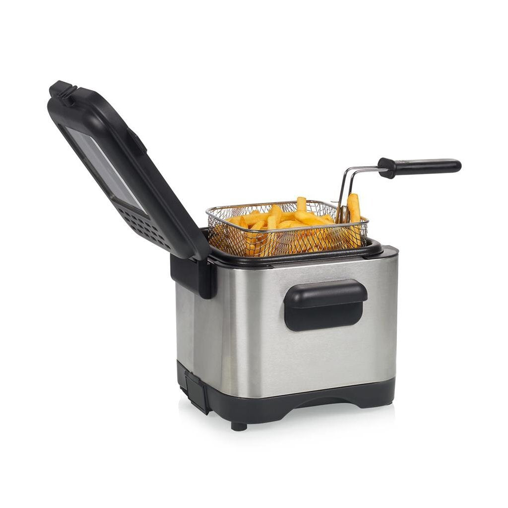Princess 182612 Mini Fryer 1.5 L 1000W Stainless Steel/Black