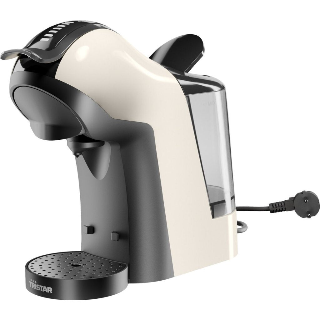 Tristar CM-2301 Coffee Capsule Machine Cream/Black - Compatible with Nespresso, Dolce Gusto