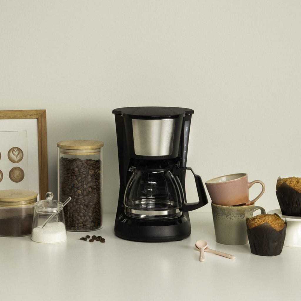 Tristar CM-1281 Compact Coffee Maker Black/Stainless Steel