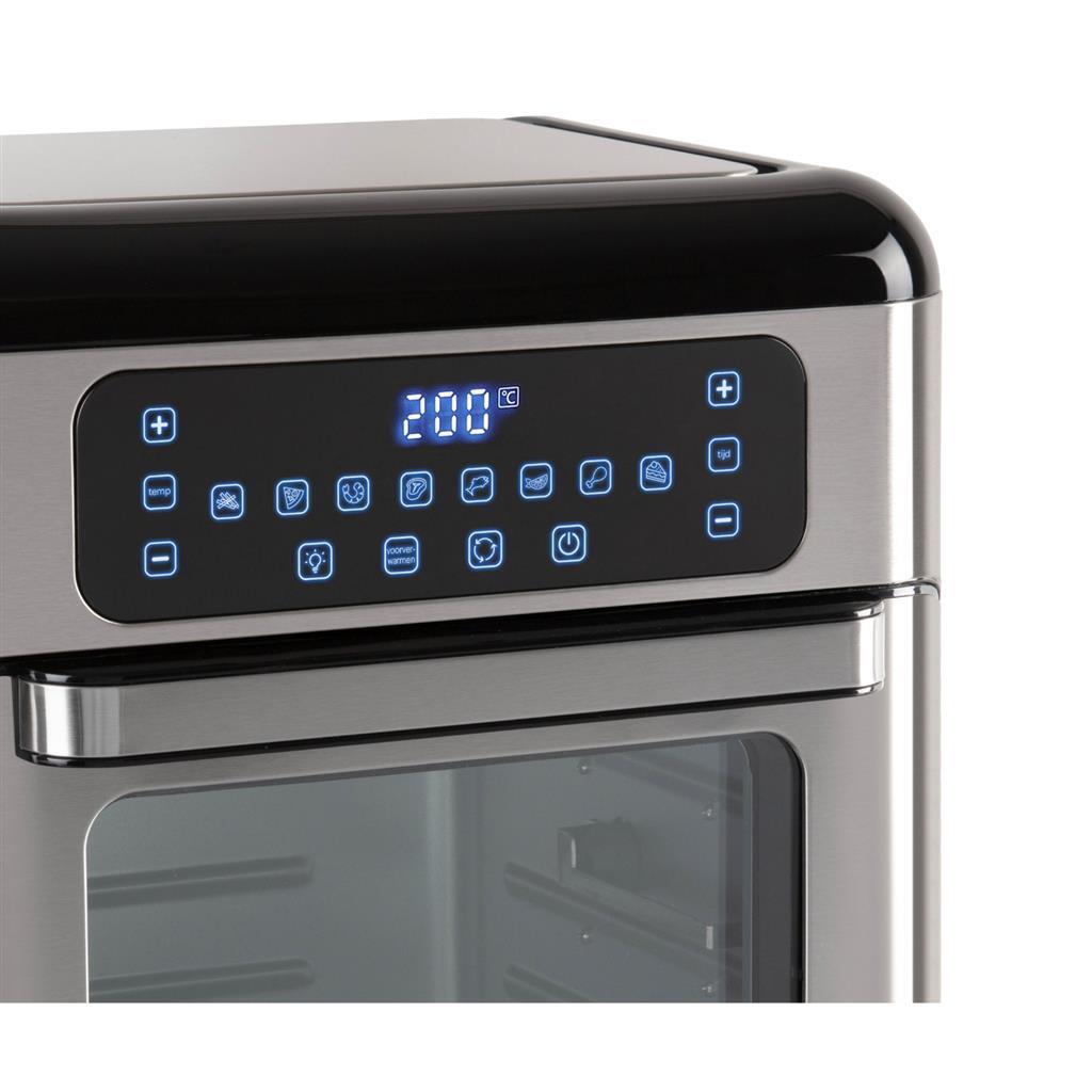 Inventum GF1200HLD Mini Oven 12 L 1500W Black/Stainless Steel