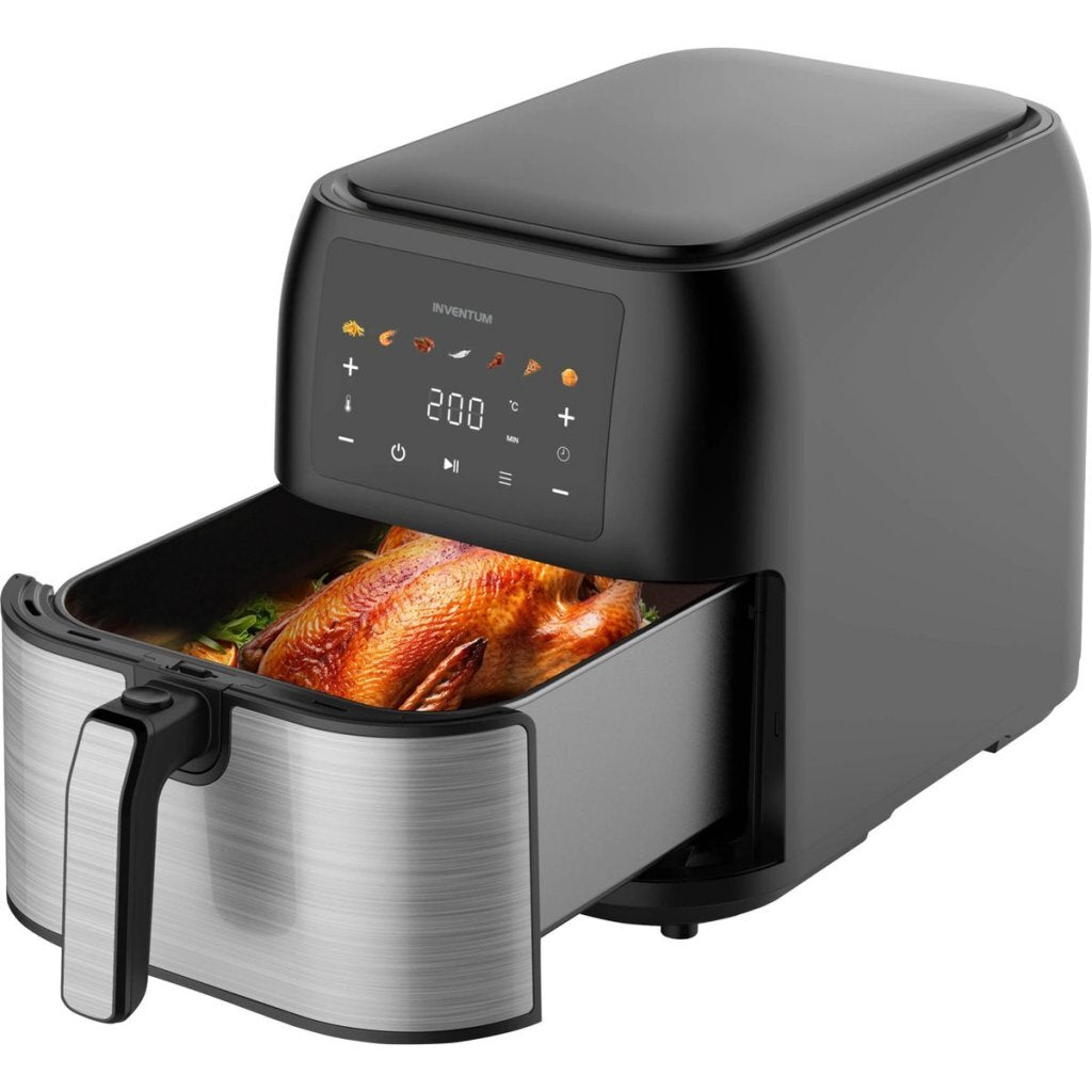 Inventum GF801HLDB Air Fryer 8 L 1700W Black/Stainless Steel