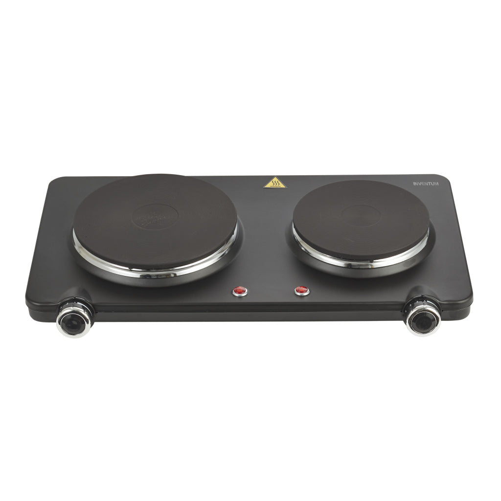 Inventum Electric 2-Burner Cooktop Black KP602B