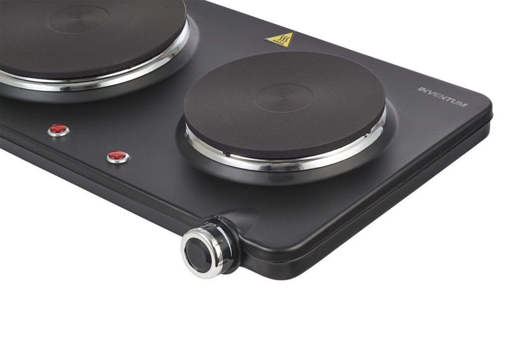 Inventum Electric 2-Burner Cooktop Black KP602B