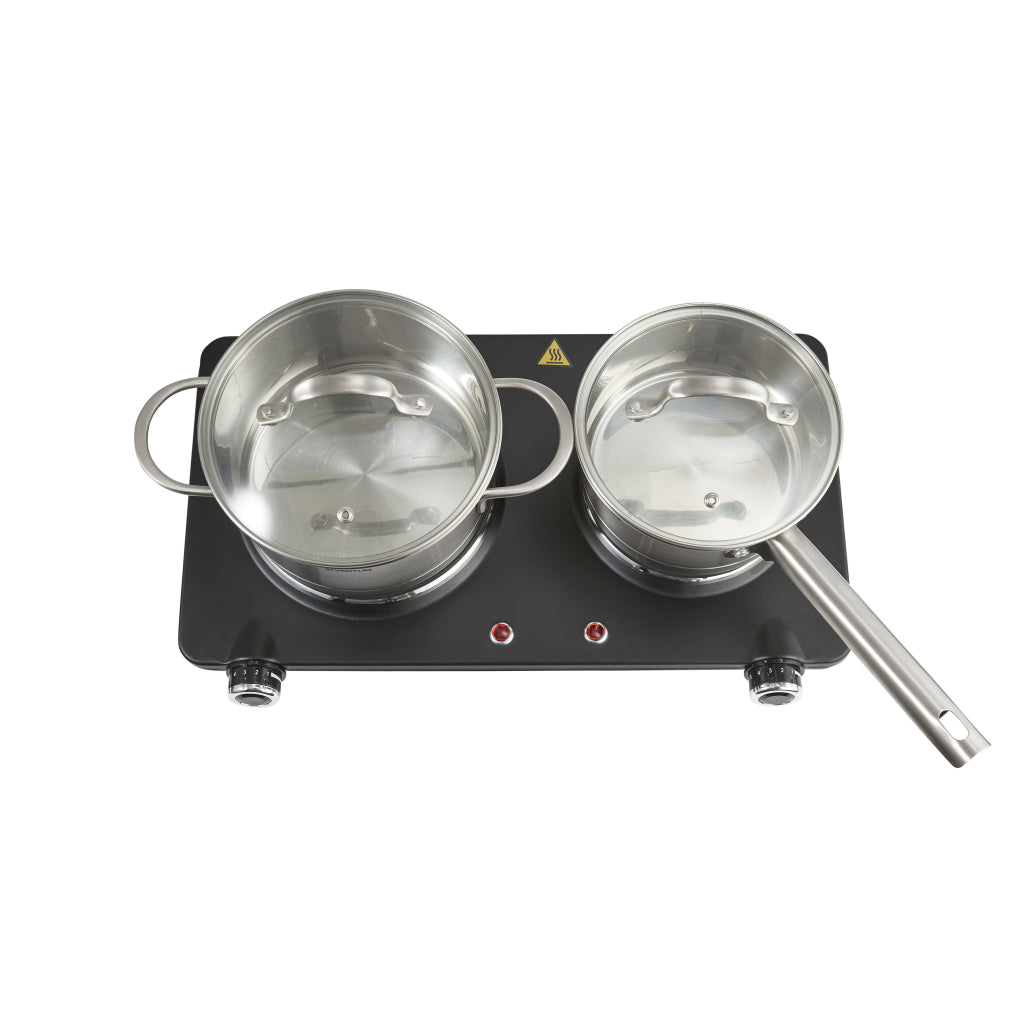 Inventum Electric 2-Burner Cooktop Black KP602B