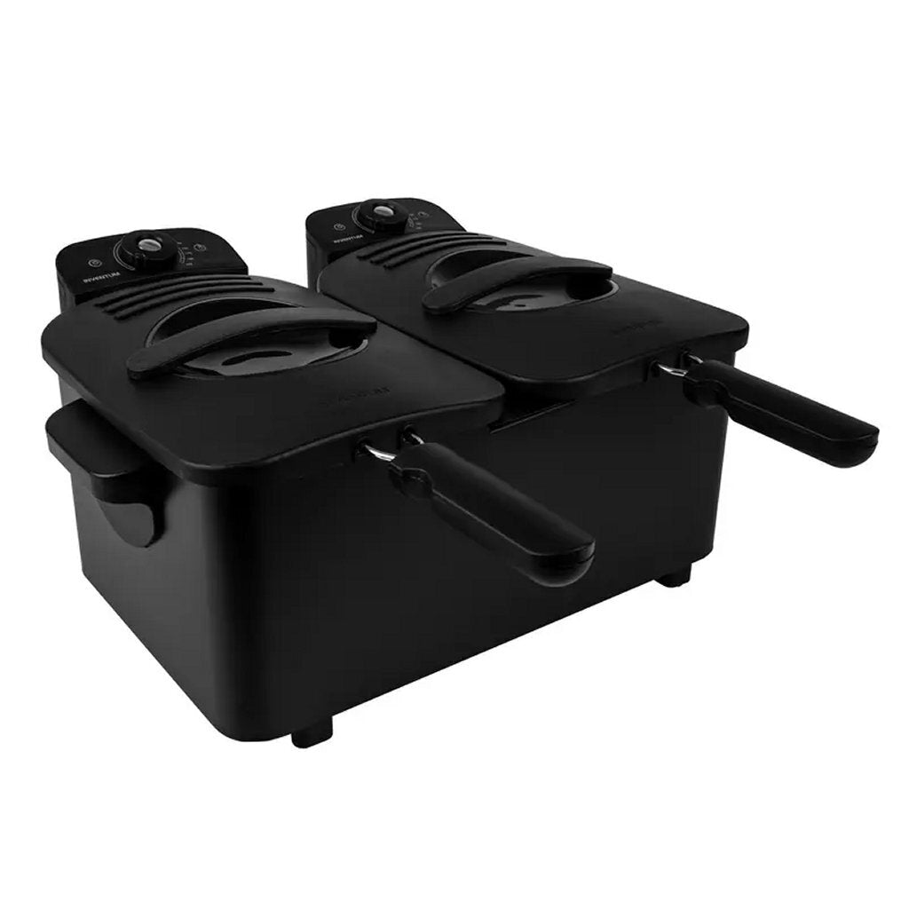 Inventum GF461B Cold Zone Fryer 2x2.5 L 1800W Black 2x2.5L