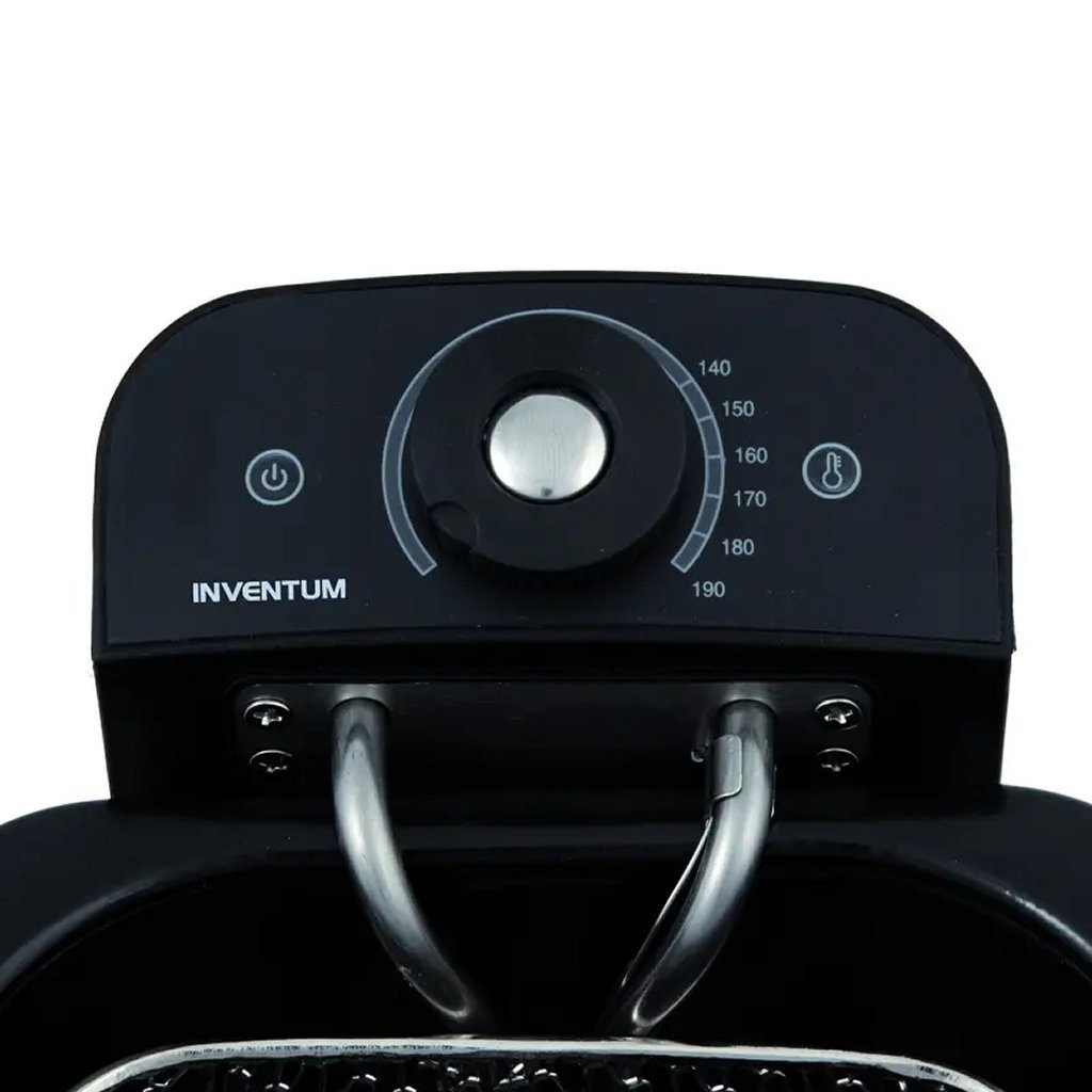 Inventum GF461B Cold Zone Fryer 2x2.5 L 1800W Black 2x2.5L