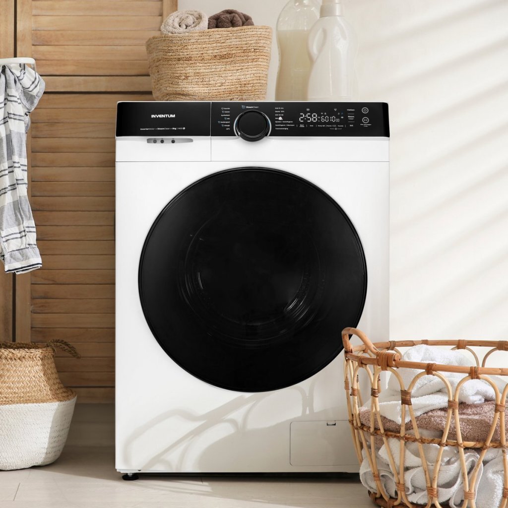 Inventum VWM8010W Washing Machine 8 kg White/Black