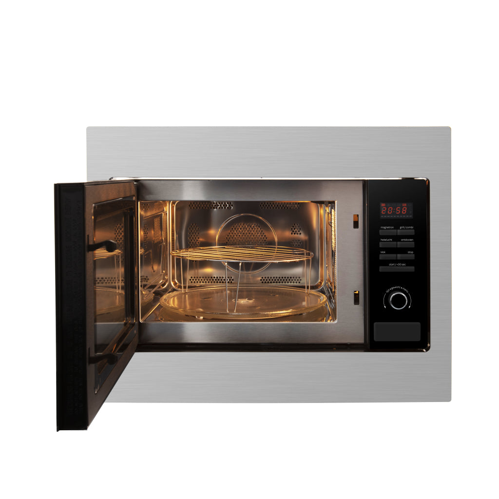 Inventum IMC6125F Built-in Combination Microwave 25 L Stainless Steel/Black
