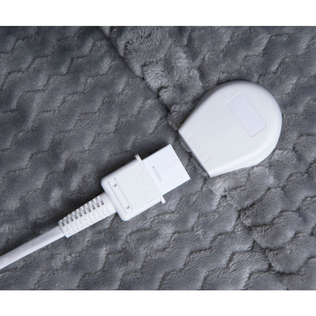 Tomado Electric Wrap Blanket 180x130 cm Grey/Fleece TEB1803G