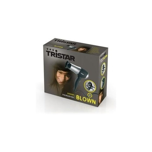 Tristar HD-2322 Haartrockner - Schwarz - Metallisch - Einfarbig - Hängender Ring - 1,7 m - 2000 W - 220-240 V (HD-2322) afbeelding 2