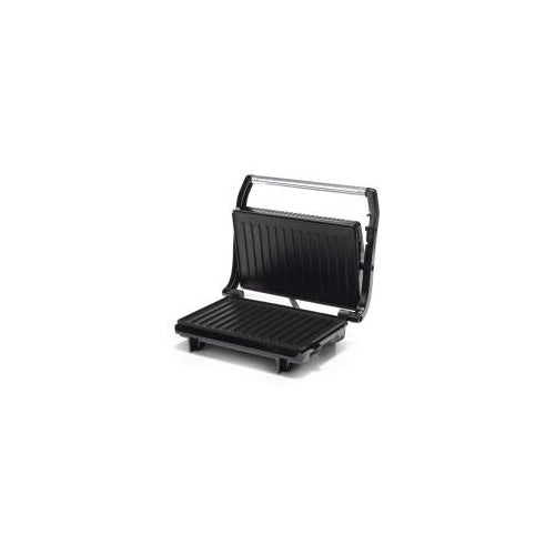 Tristar GR-2846 Kontaktgrill - Schwarz - Silber - Edelstahl - Rechteckig - Rost - 225 x 140 mm - Scharnier (GR-2846) afbeelding 1
