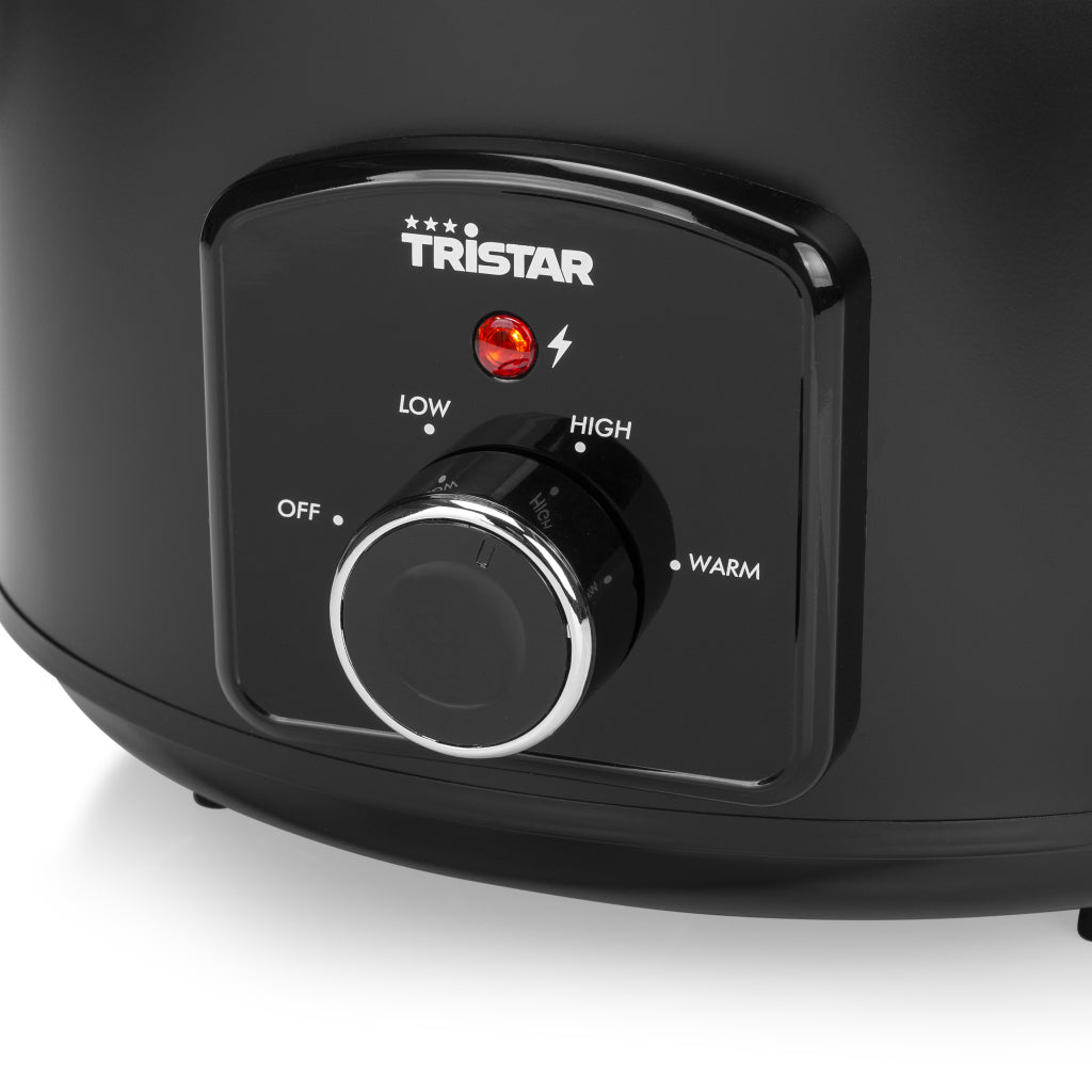 Tristar Slow Cooker VS-3915 - Black/Stainless Steel, 3.5 L Capacity