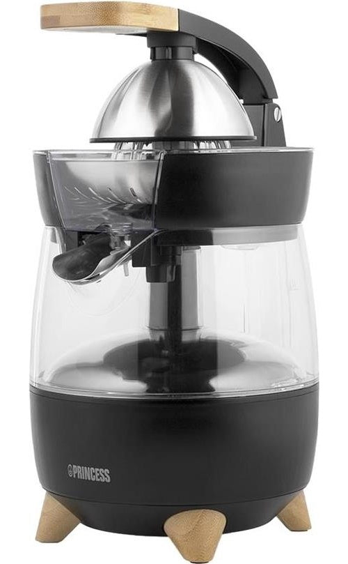 Princess Pure 201862 - Zitruspresse - schwarz (matt/holz) - 300W (01.201862.01.001) afbeelding 1