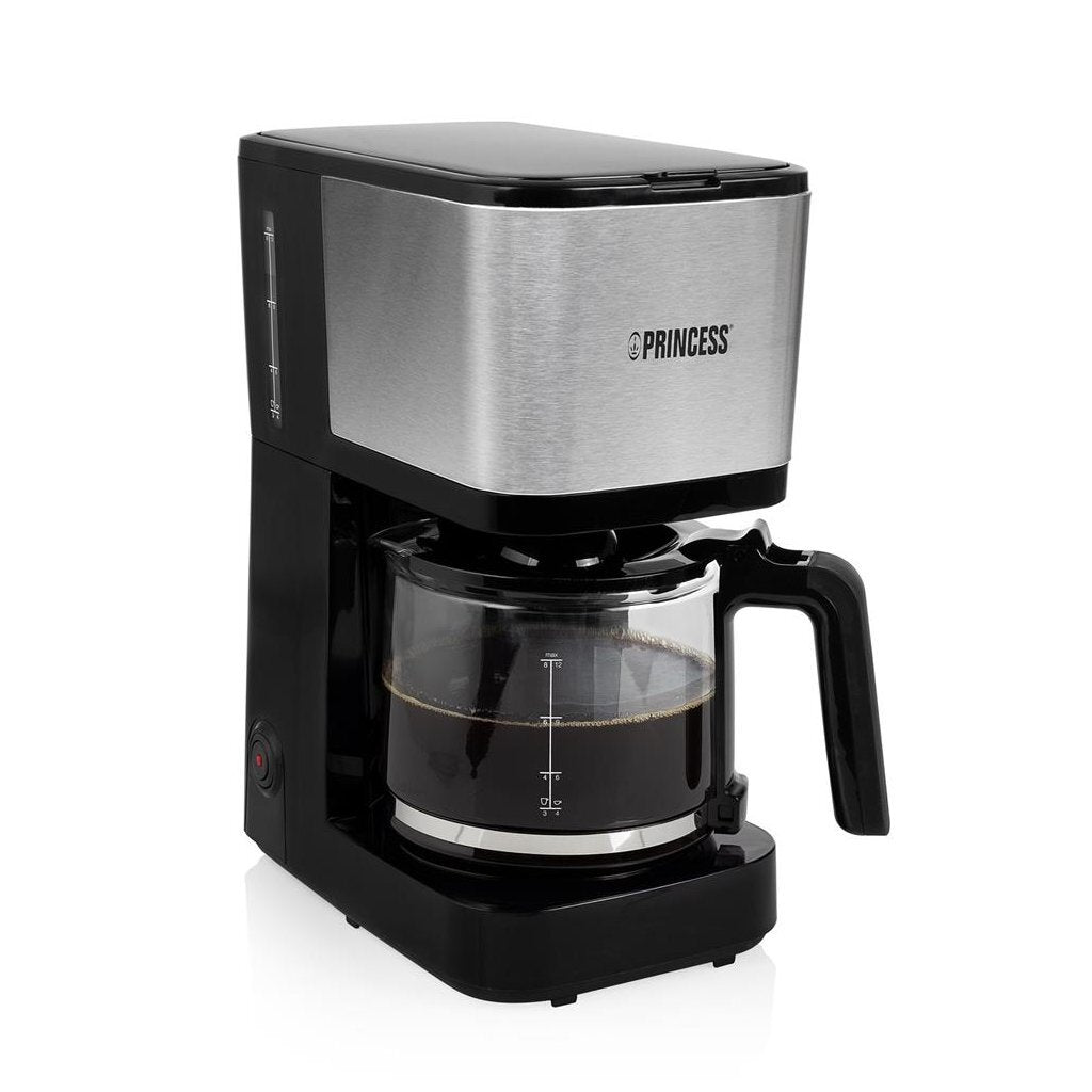 Princess 246031 Filter Coffee Maker 1.25 L Stainless Steel/Black