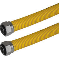 Scanpart Gas Connection Set Stainless Steel Flexible 80 cm