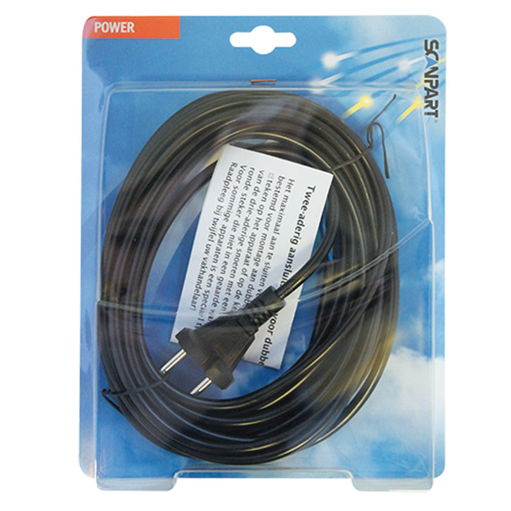 Scanpart Retractable Vacuum Cleaner Cord 6 M Black