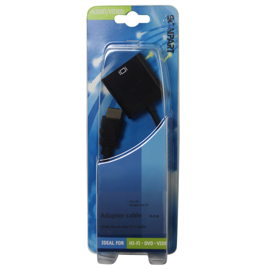 Scanpart HDMI to VGA Adapter with Audio 0.2 m