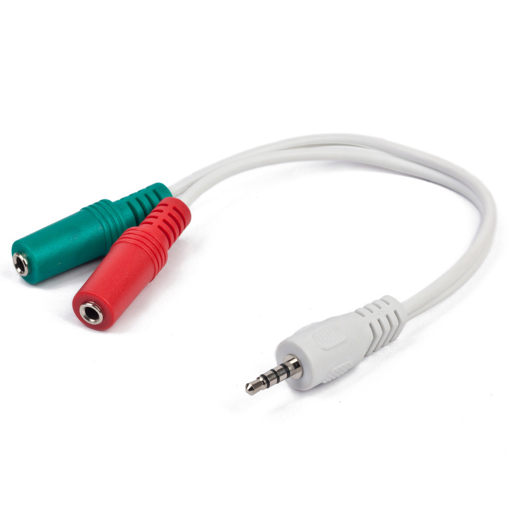 Scanpart Adapter Cable 4-Pin Jack to Mic and Stereo 0.2 m