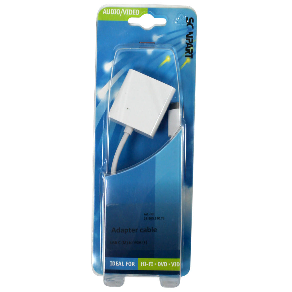 Scanpart USB C to VGA Adapter White