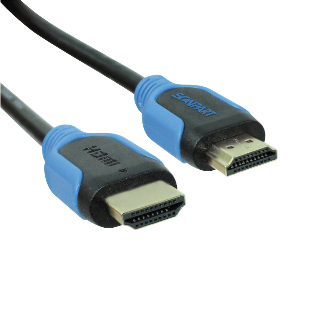 Scanpart HDMI 2.0 Cable 1.5 m - High Speed with Ethernet, 18 Gbps