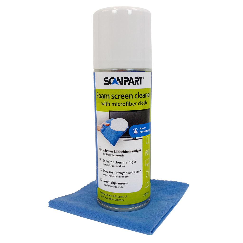 Scanpart Foam TV Cleaner 200 ml - Safe for All Screens
