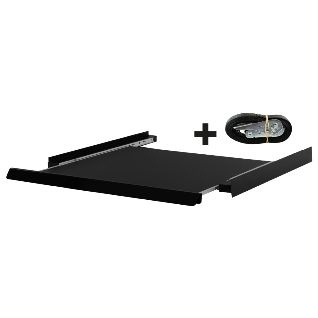 Scanpart Washing Machine/Dryer Adapter Black - Space Optimization