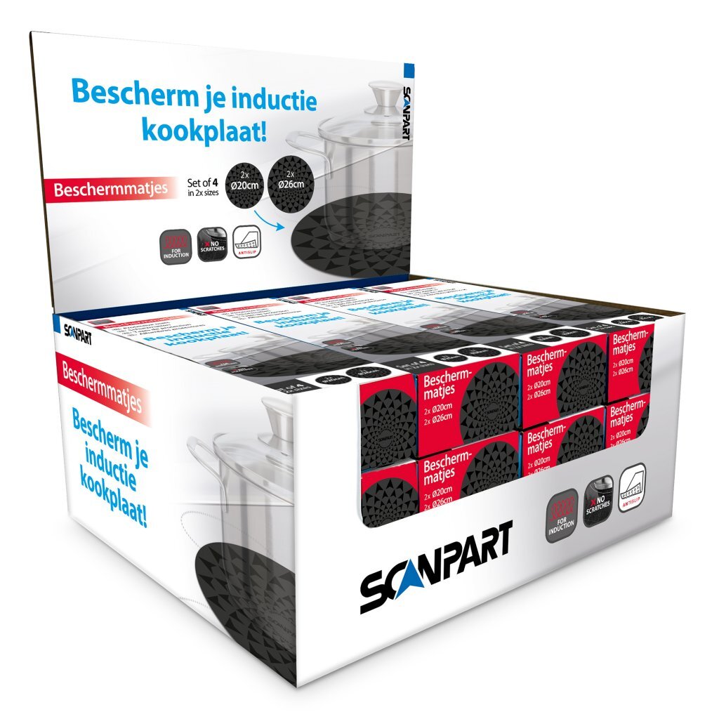 Scanpart Speed Induction Mat 20+26 cm 4 Pieces