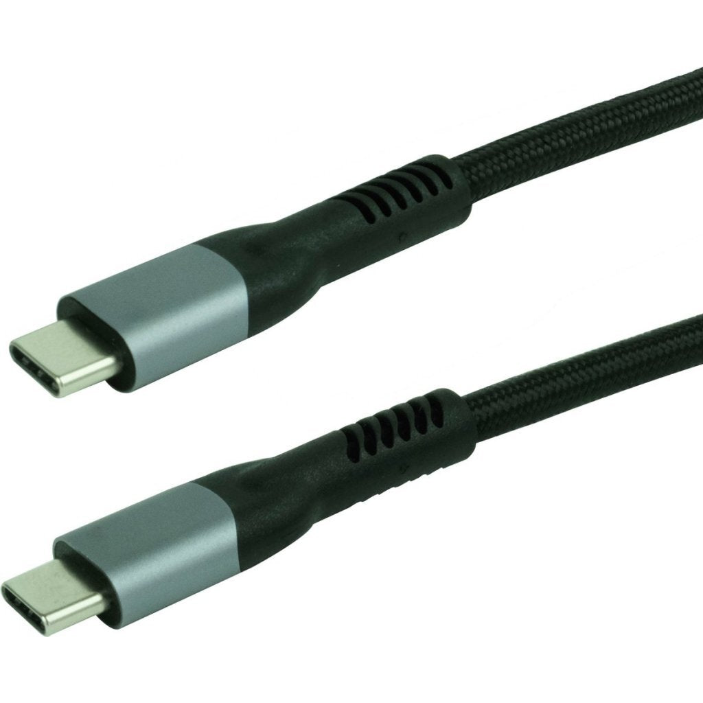 Scanpart USB C Charging and Data Cable 2 m Black - USB 3.2 Gen2 - 10 Gbps