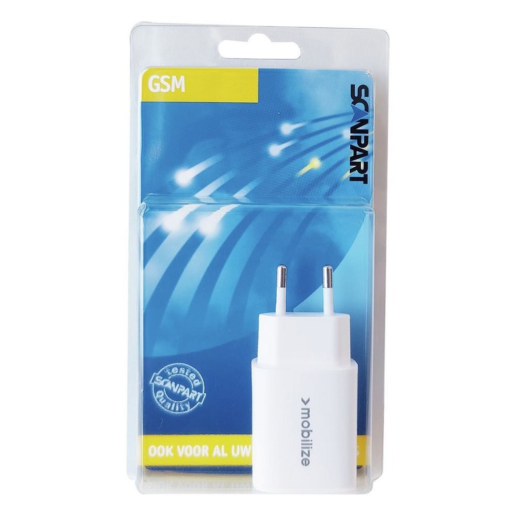 Scanpart GSM Charger USB-A to USB-C 25W White - Fast Charging