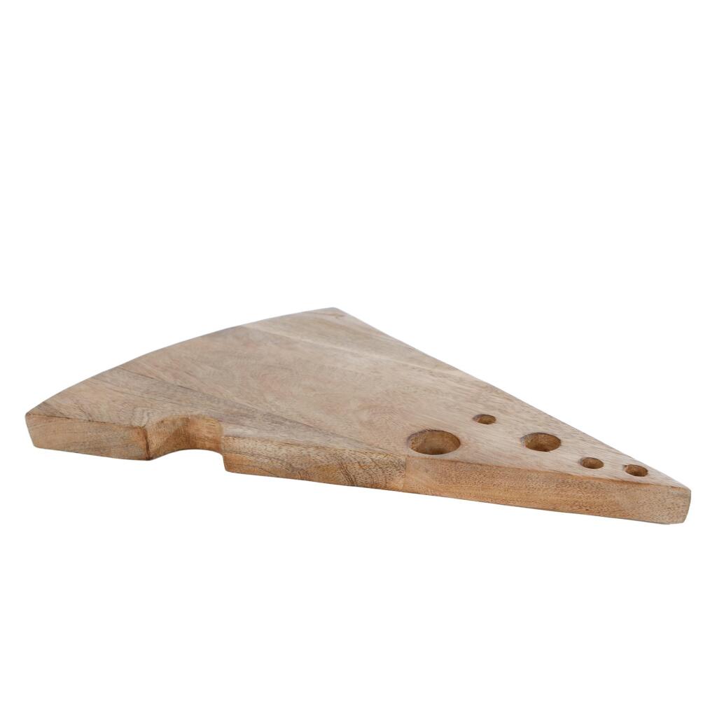 Mango Wood Serving Board Cheese Wedge 38x28x2.5 cm