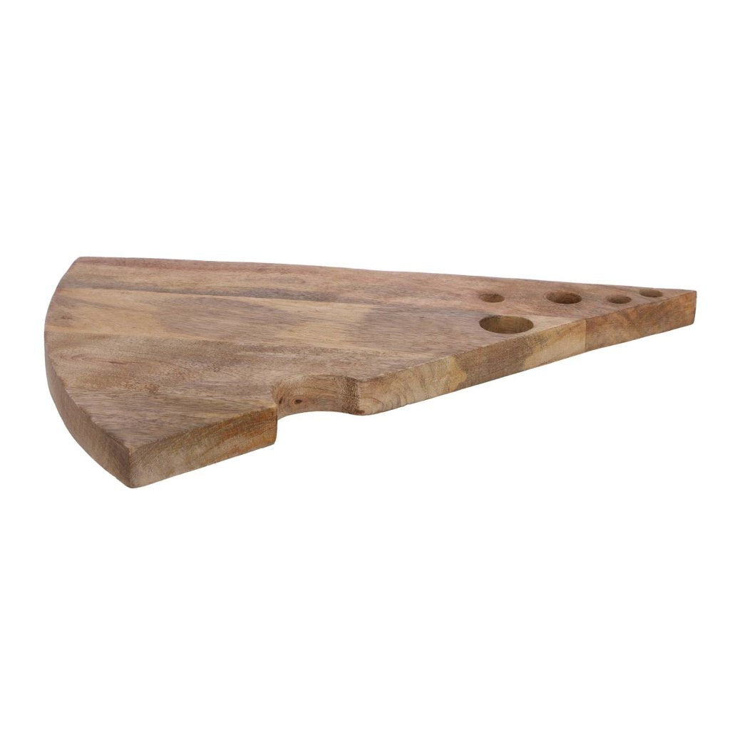 Mango Wood Serving Board Cheese Wedge 38x28x2.5 cm