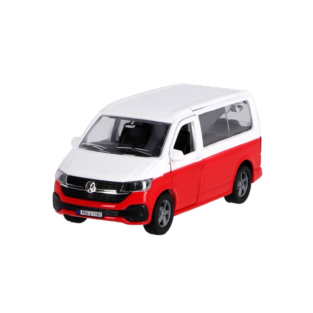 Kids Globe Traffic Volkswagen Transporter Camper - 13.5 cm - Red/White