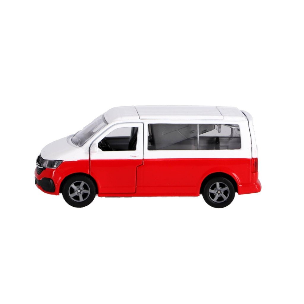Kids Globe Traffic Volkswagen Transporter Camper - 13.5 cm - Red/White