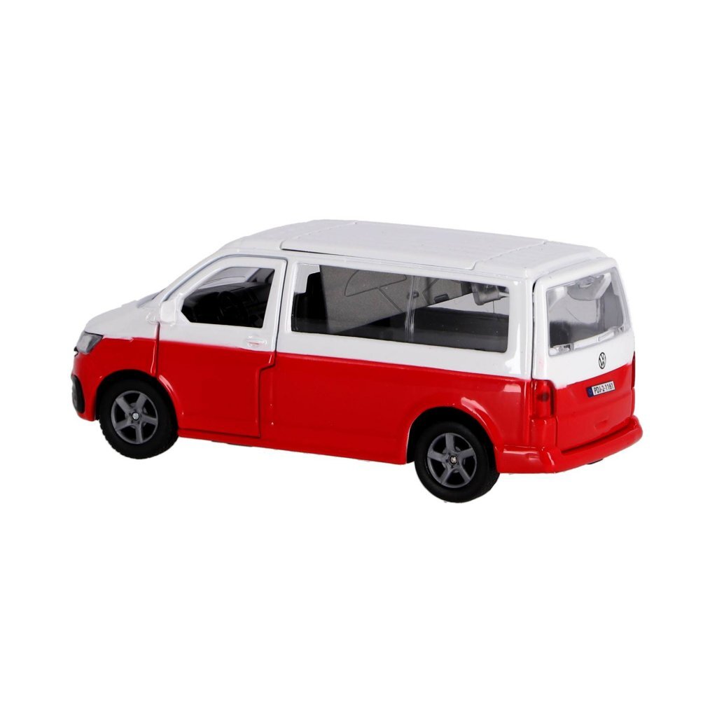 Kids Globe Traffic Volkswagen Transporter Camper - 13.5 cm - Red/White