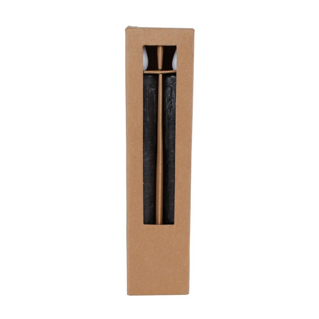LED Candles with Remote Control 2 Pieces Black