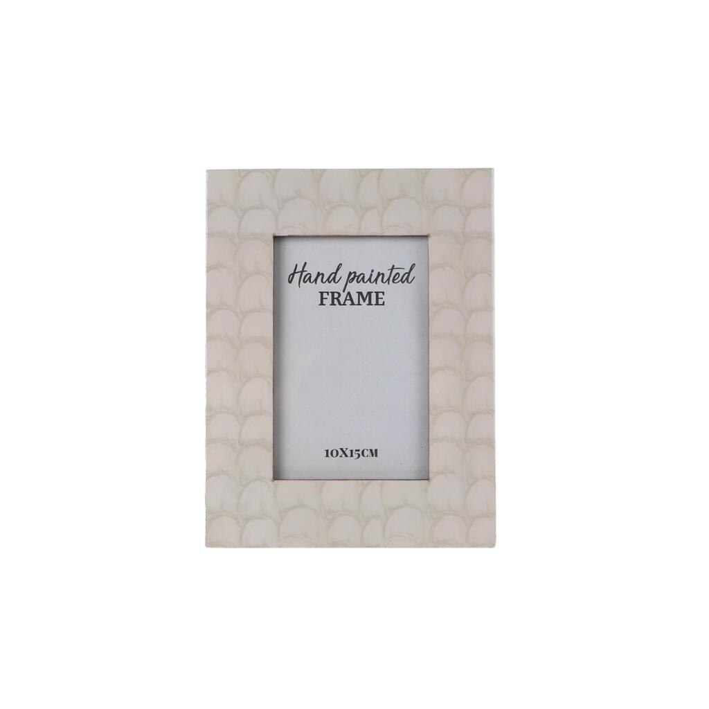Photo frame Masie 16x21.5x1 cm Wood/Enamel/White