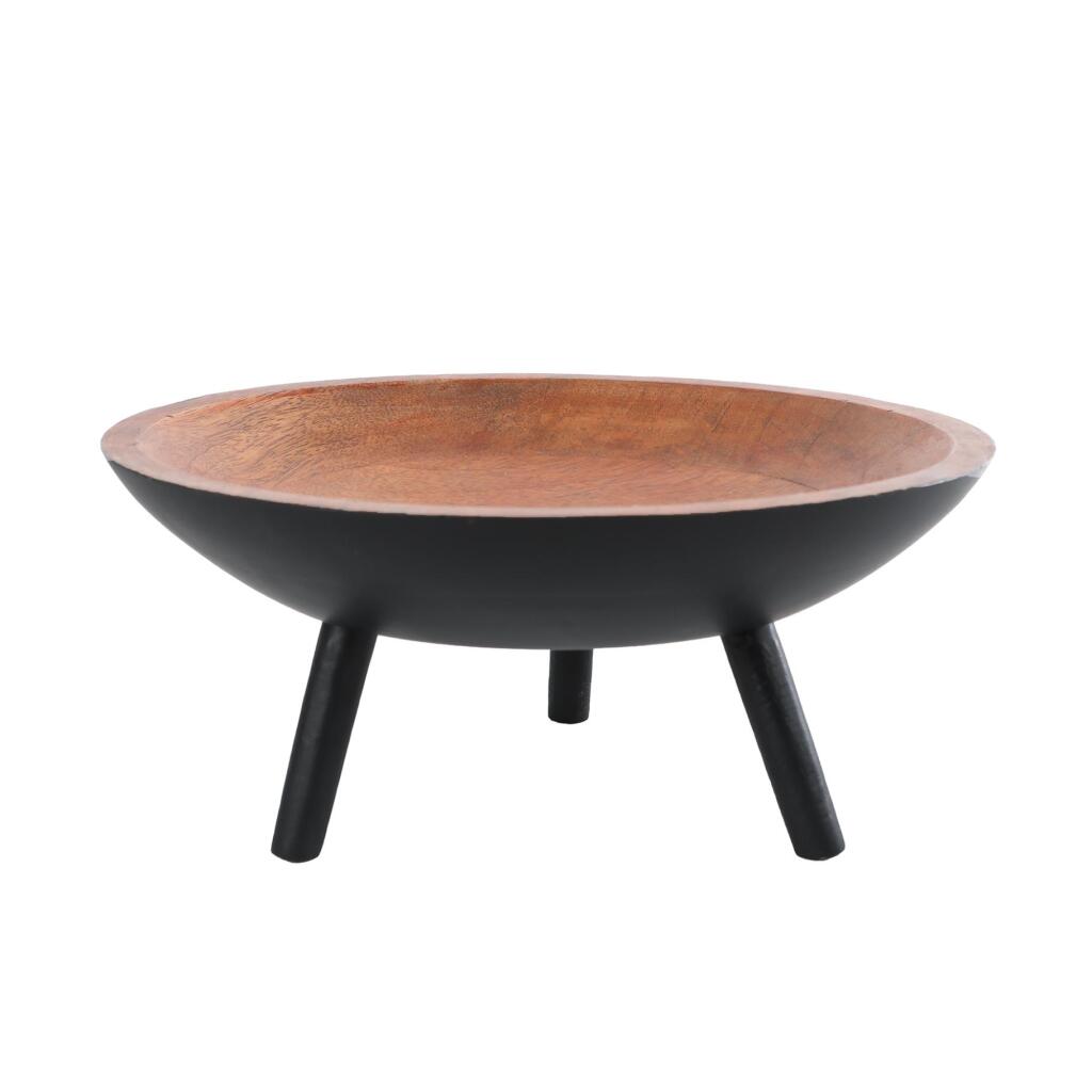 Mango Wood Serving Dish Sieb Natural/Black