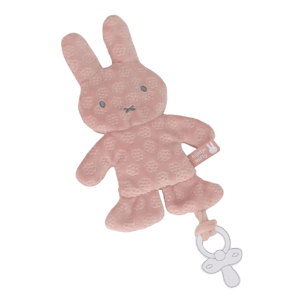 Miffy Plush Pacifier Cloth Pink