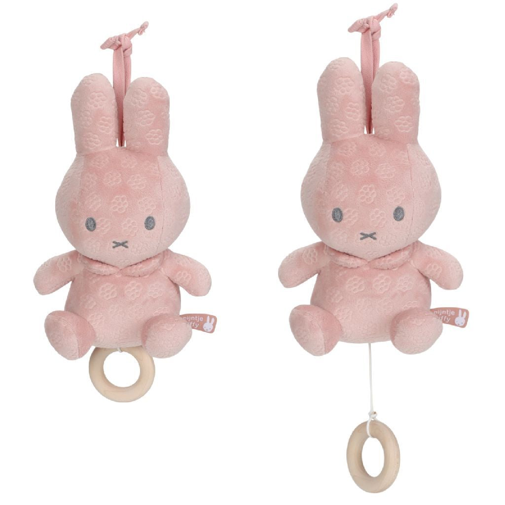 Miffy Plush Music Box - Pink - For Babies from Birth