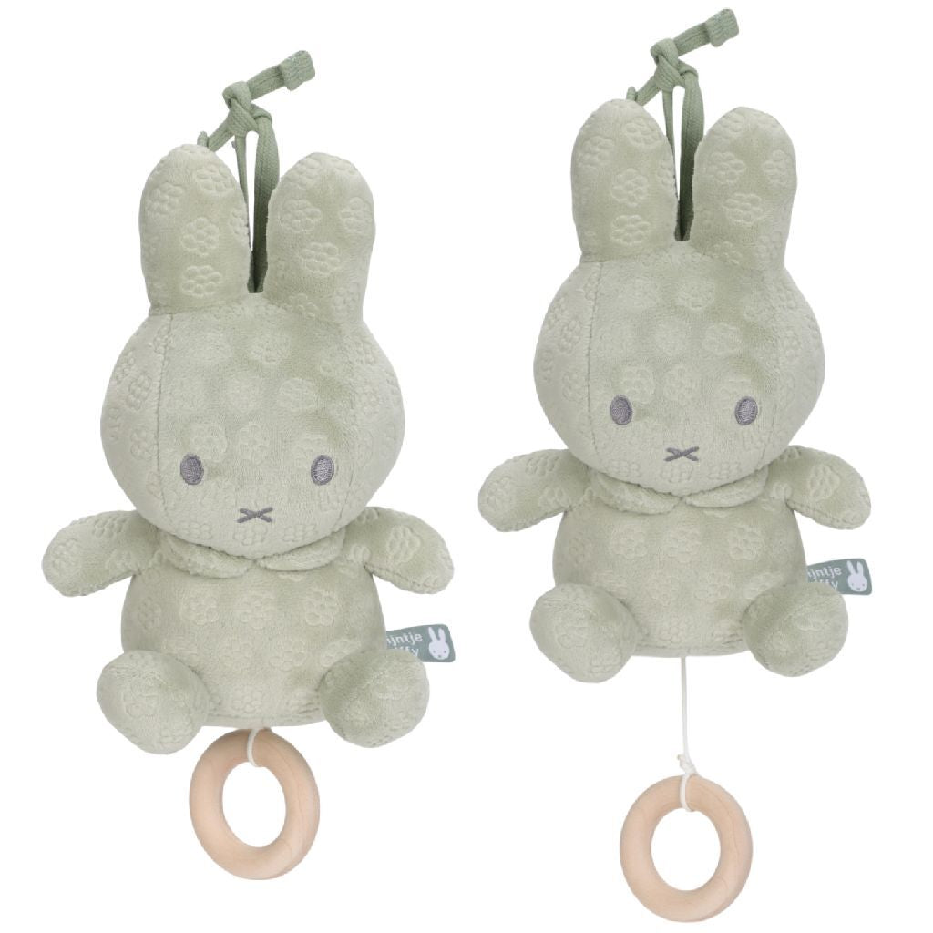 Miffy Plush Music Box - Green - For Babies from Birth